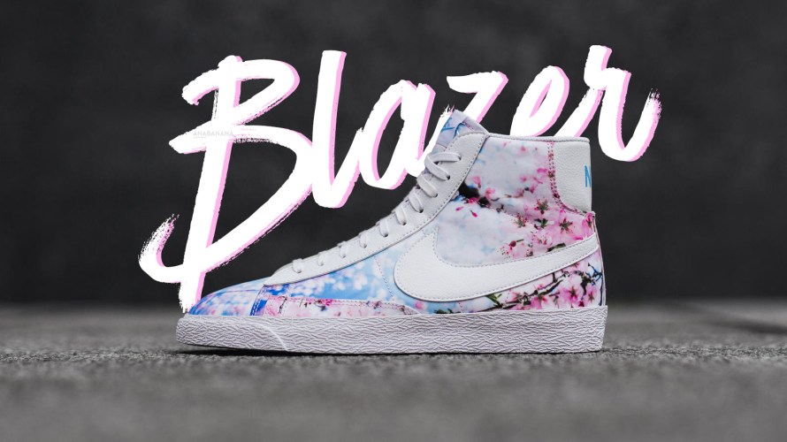 Nike blazer sakura cherry blossom