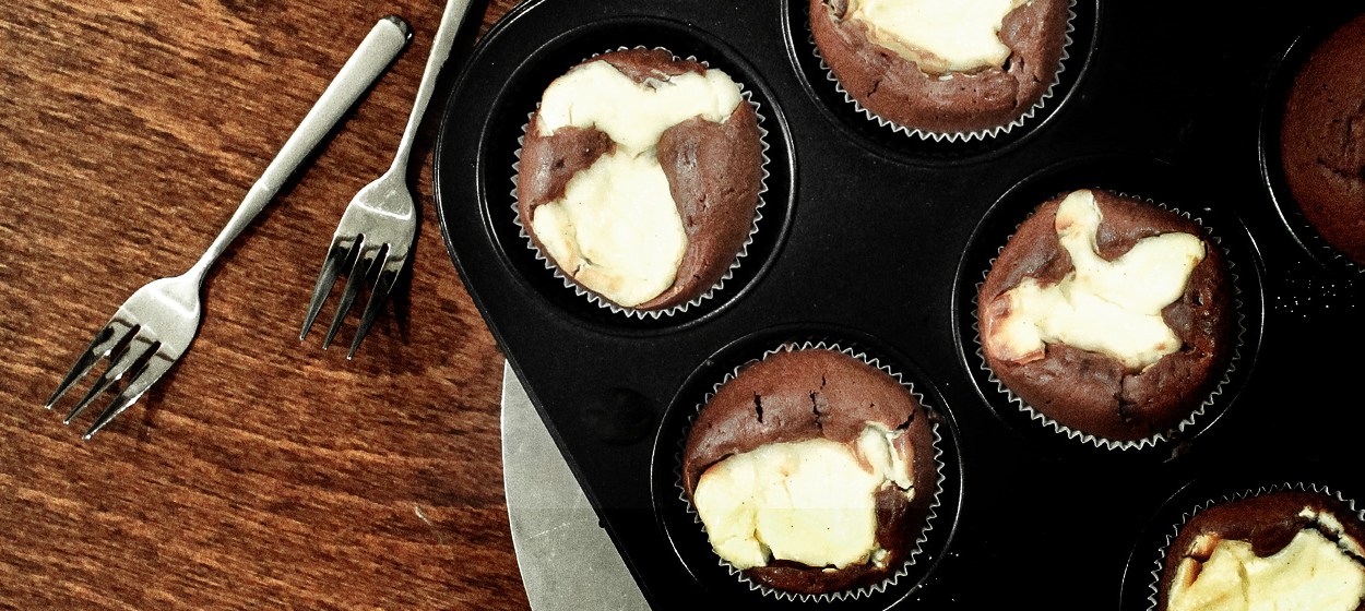 Double Choc Cheescake Muffin Rezept