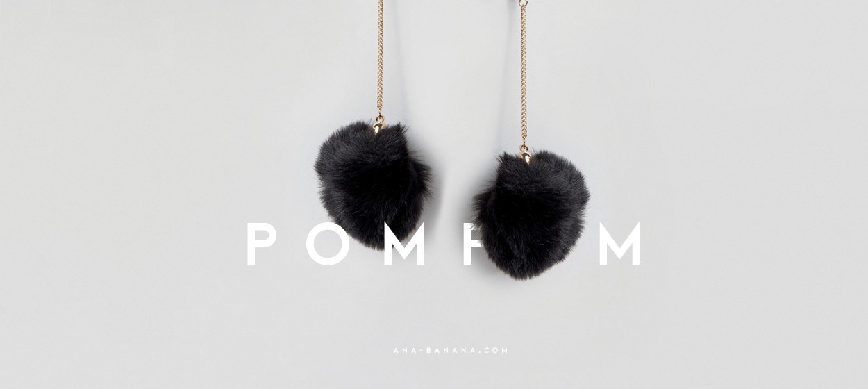 pompom bommel ohrringe schmuck