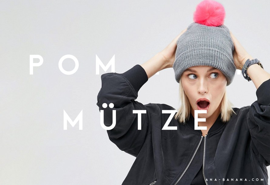 pompom Bommel Wollmütze ny Mütze wolle